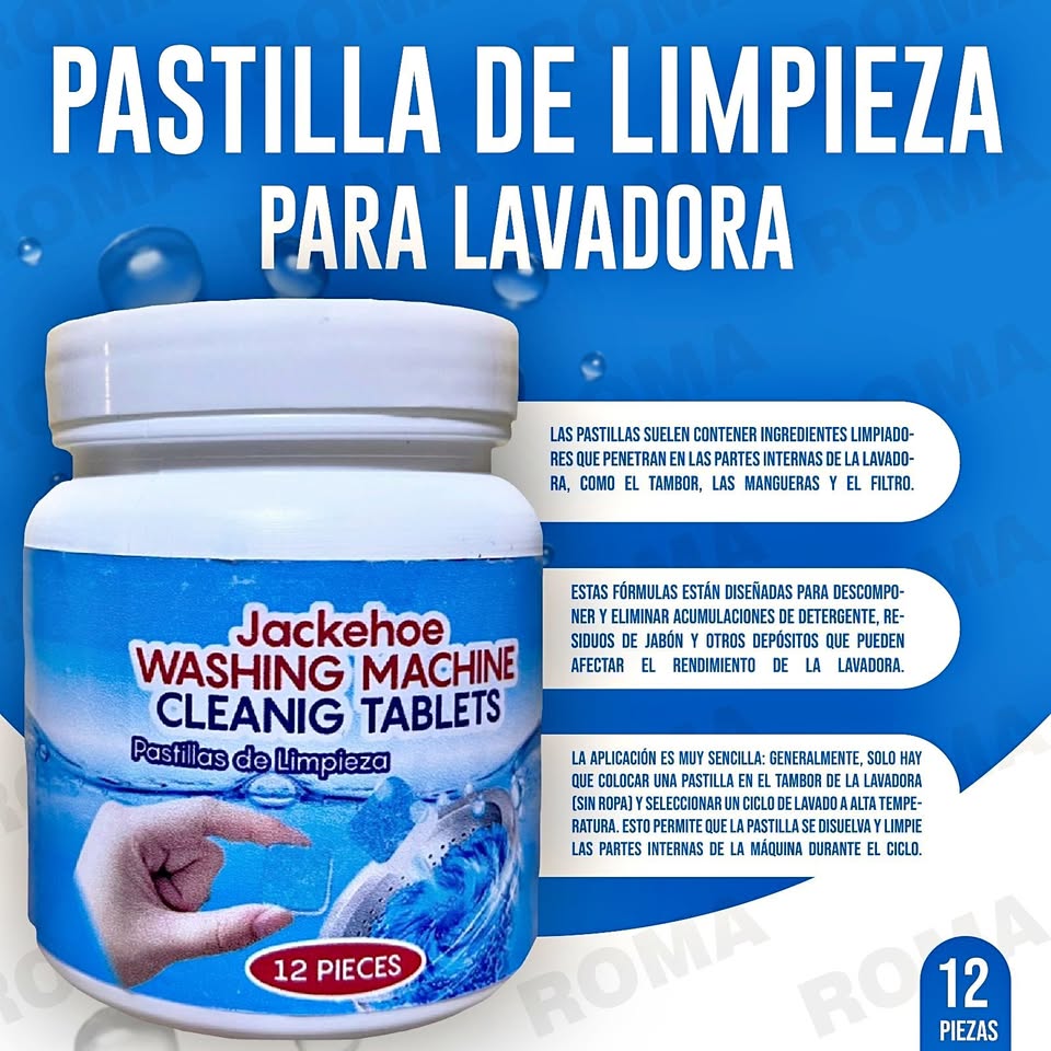 PASTILLA DE LIMPIEZA PARA LAVADORA