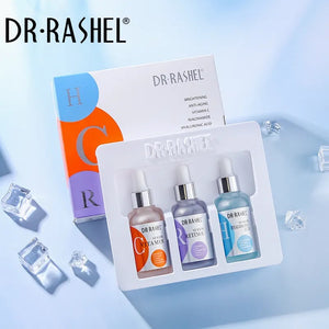 Set 3 sérum Vitamina C + Retinol + Acido Hialurónico DR RASHEL