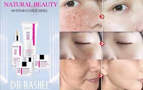 DR Rashel White Skin, Kit de 4 piezas para blanquear y atenuar manchas